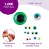 Colorations Self Adhesive Color Wiggly Eyes Set of 1000! Fun Colorful Wiggly Eyes to use at Home or in School, for Fun Decorations, Art Projects, and More! Art Supplies, Craft Projects