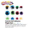 Colorations Self Adhesive Color Wiggly Eyes Set of 1000! Fun Colorful Wiggly Eyes to use at Home or in School, for Fun Decorations, Art Projects, and More! Art Supplies, Craft Projects