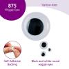 Colorations Self-Adhesive Wiggly Eyes in Tray 875 Pieces