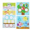 Colorations Sensory Art Box – Finger Paint, Kit of 32, Stampers, Scrapers, Activity Cards, Paper, Storage Bin, Paint Jars, Double Sided Shapes and Plate