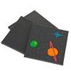 Colorations Black Canvas – Set of 12, 8″ x 8″
