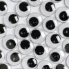 Colorations JWE Jumbo Wiggly Eyes, Black (Pack of 100)