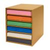 Colorations Lightweight Construction Paper with Organizer – 2200 Sheets – 9″ x 12″, Assorted Colors, Bulk Arts and Crafts Supplies, Classroom Must Haves(6 Colors  Set #2)