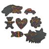 Colorations SDSHAPE Scratch Designs Shapes, 98 Pieces, Shape Boards