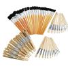 Natural Wooden Brush Kit – 72 Pieces