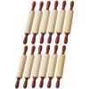 Play Dough Rolling Pins, Set of 12, Quality Multipack (Item # 12RP)