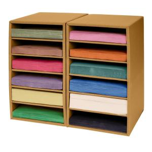 Colorations Lightweight Construction Paper with Organizer – 2200 Sheets – 9″ x 12″, Assorted Colors, Bulk Arts and Crafts Supplies, Classroom Must Haves(12 Colors  Smart Pack)
