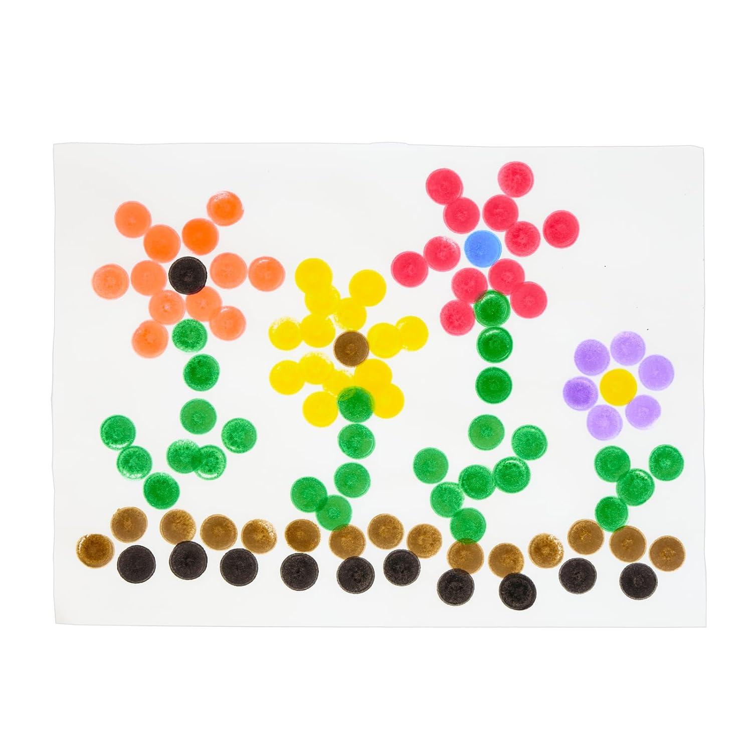 image8 Dot Markers Dab Markers Dot Markers Dabber Washable Non Toxic Art Craft Art Supplies Coloring Drawing Preschool Kids Toddlers Bingo Daubers Dotters Prime Color Markers for Kids HomeAssorted