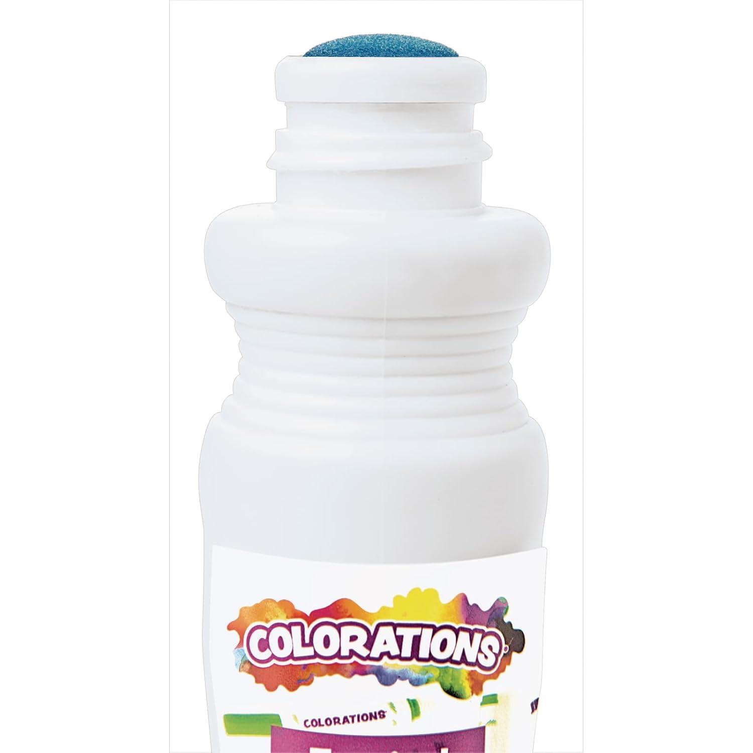 imageColorations 8 Dot Markers Dab Markers Dot Markers Dabber Washable Non Toxic Art Craft Art Supplies Coloring Drawing Preschool Bingo Daubers Dotters Tropical Color Markers for Kids