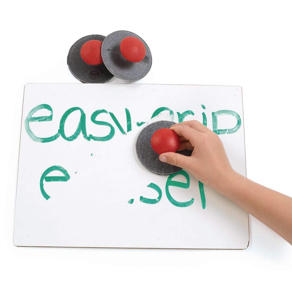 imageColorations EasyGrip Erasers Can be Used on Whiteboards Chalkboards Set of 10 Will rub off dry erase markers and chalk ideal for School Home or Office