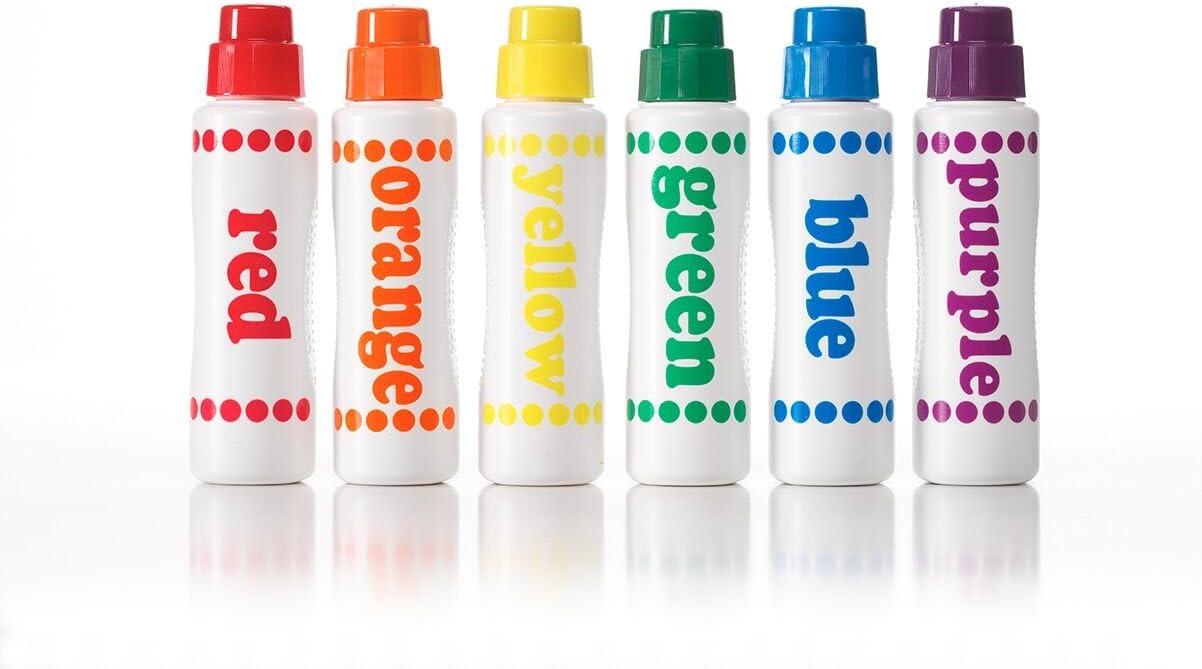 imageDo A Dot Art Markers 6Pack Rainbow Washable Paint Markers The Original Dot Marker Activity Craft Coloring Supplies for Kids and Toddlers Made in the USA