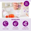 Dot Markers, Washable Dot Markers for Kids Toddlers & Preschoolers, 4 Colors Bingo Paint Daubers Markers, 1 each, Orange, Yellow, Purple, Blue, 4 Pack