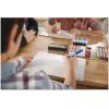 EXPO Low Odor Dry Erase Marker Set with White Board Eraser and Cleaner Chisel Tip Dry Erase Markers Assorted Colors 6 Piece Set with Whiteboard Cleaner(Ultra Fine)
