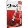 Permanent Marker, Fine Point, Black Ink, Lot of 12