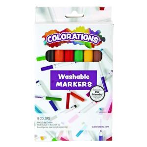 Colorations Classic Markers, Conical Tip, 16 Bold Colors, Coloring, Paper, Kids, Posters, Drawing, Bold Colors, Home, Classroom, School Supplies, Art Supplies, Craft Projects, Children(Assorted Set)