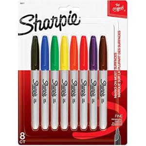 Sharpie Fine Point Permanent Marker,Assorted Classic,12-Count(Assorted)