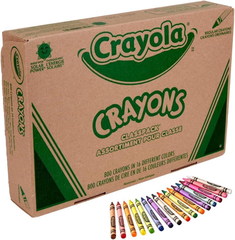 imageCrayola Bulk Crayon Classpack  800ct 16 Colors Bulk Teacher Supplies ampamp Classroom Essentials for Back to School Arts ampamp Crafts Crayons for Kids 3