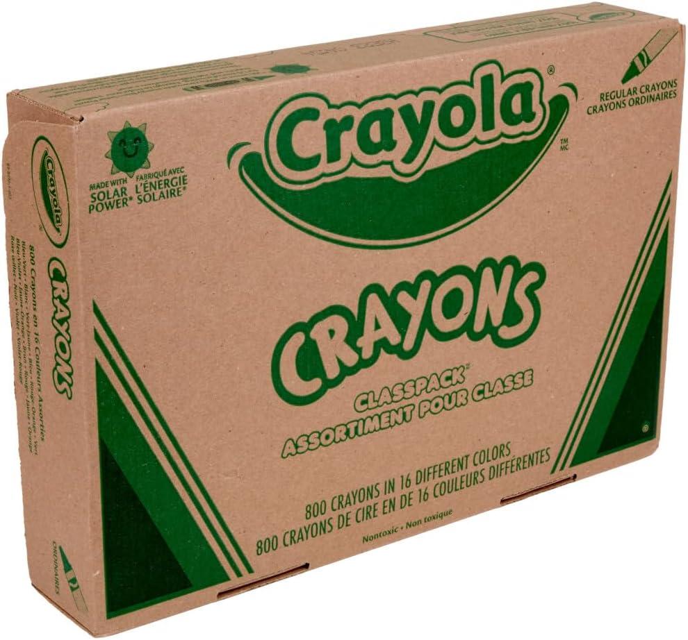 imageCrayola Bulk Crayon Classpack  800ct 16 Colors Bulk Teacher Supplies ampamp Classroom Essentials for Back to School Arts ampamp Crafts Crayons for Kids 3