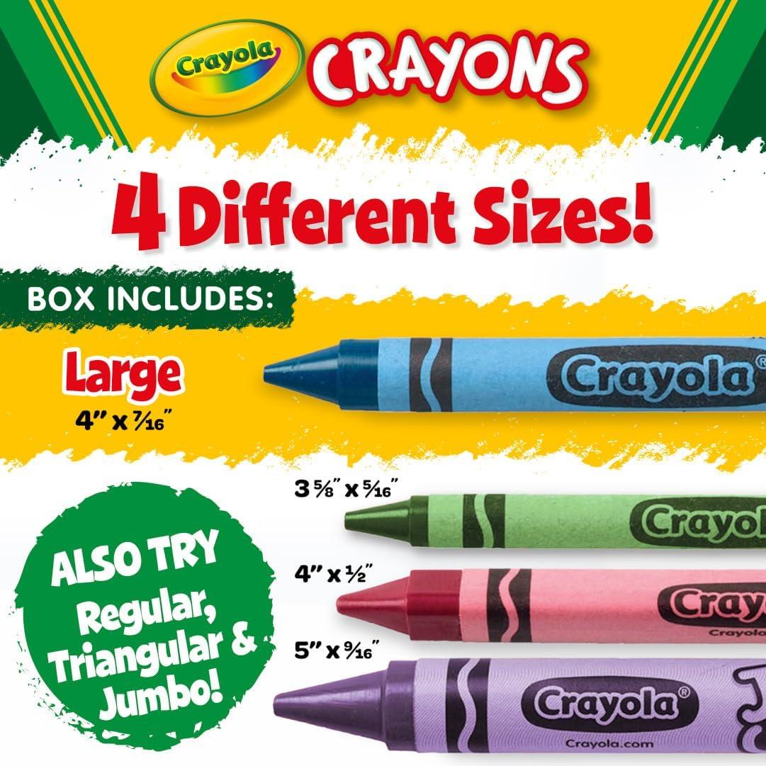 imageCrayola Crayon Classpack  400ct 8 Colors Large Crayons for Kids ampamp Toddlers Bulk School Supplies Teacher Classroom Must Have for Preschool ampamp Kindergarten