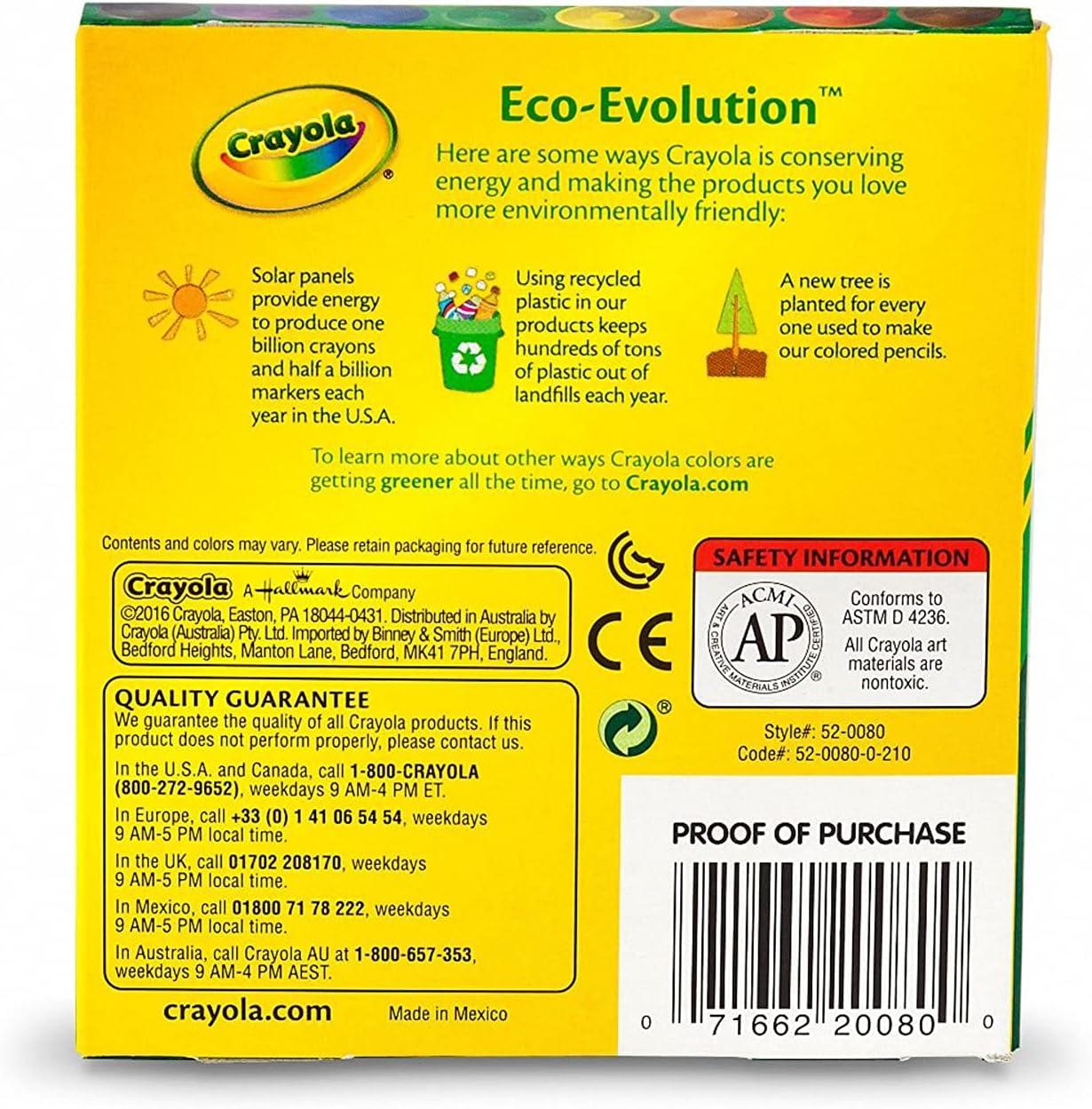 imageCrayola Large Crayons  Assorted 8 Count Giant Crayons for Kids ampamp Toddlers Ages 2