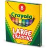 Crayola Large Crayons – Assorted (8 Count), Giant Crayons for Kids & Toddlers, Ages 2+