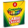 Crayola Large Crayons – Assorted (8 Count), Giant Crayons for Kids & Toddlers, Ages 2+