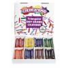 Colorations® Large Triangular Dry Erase Non-Roll Crayon Classpack, 8 Colors, 12 of each, Set of 96, Shape is Easier to hold & grip, Glide easily, Non Toxic Crayons, Kids Crayons, School Supplies