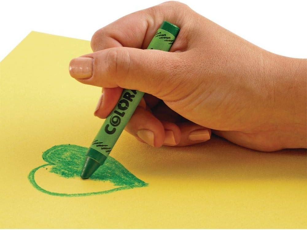 imageColorations 9quot x 12quot Mediumweight Yellow Construction Paper  50 Sheets Arts and Crafts School Supplies Drawing Coloring Painting 3D Art PaperAssorted