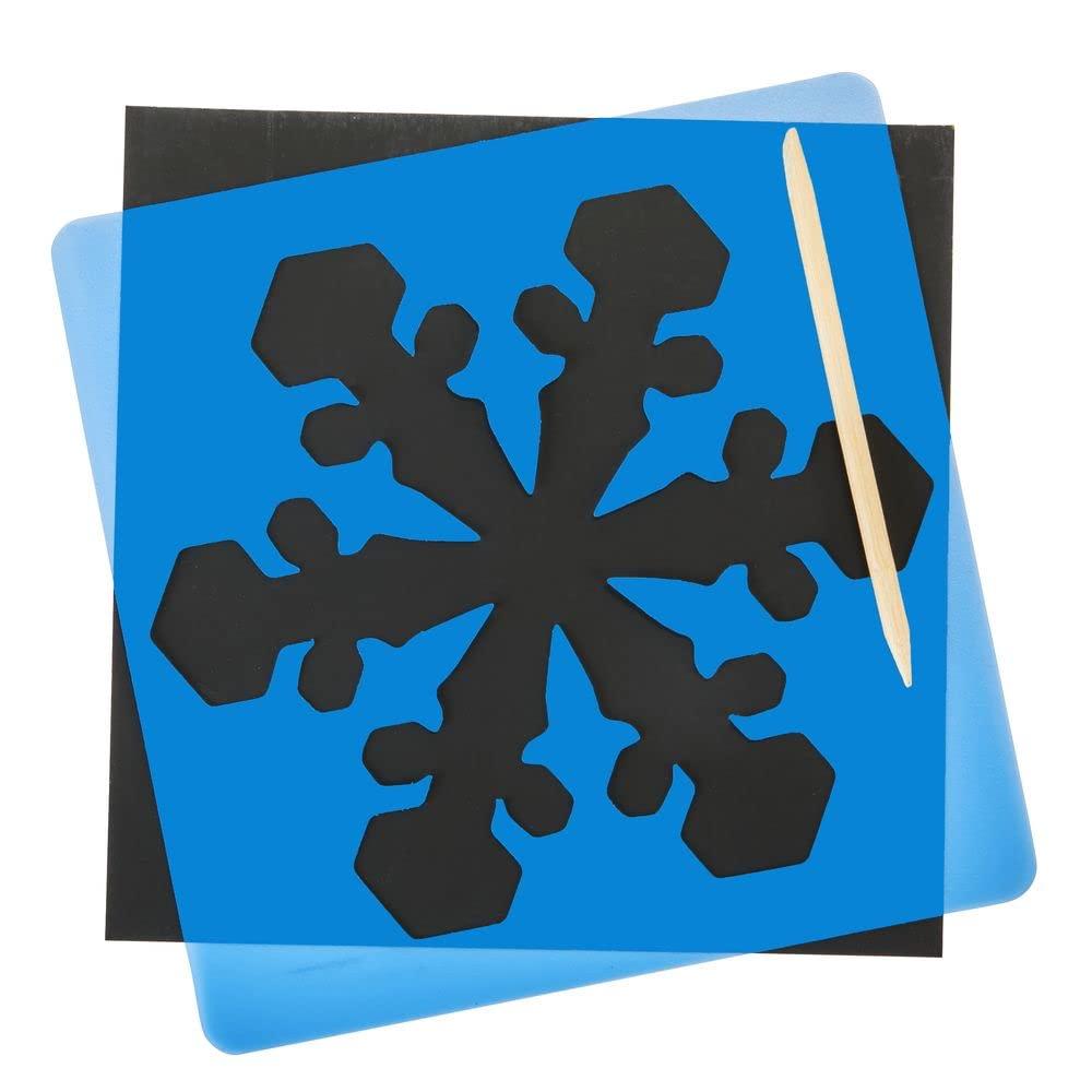 imageColorations Scratch Art Boards and Snowflake Stencils