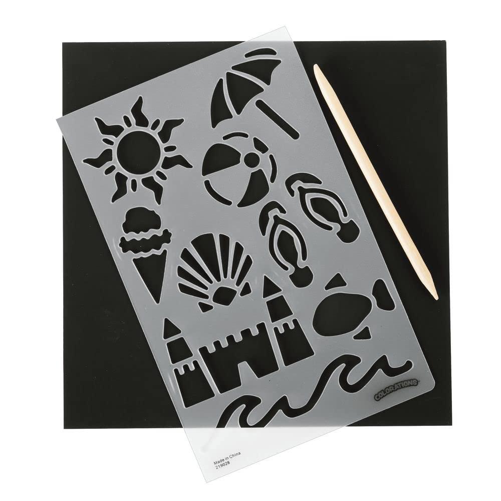 imageColorations Summer Scratch Art Kit