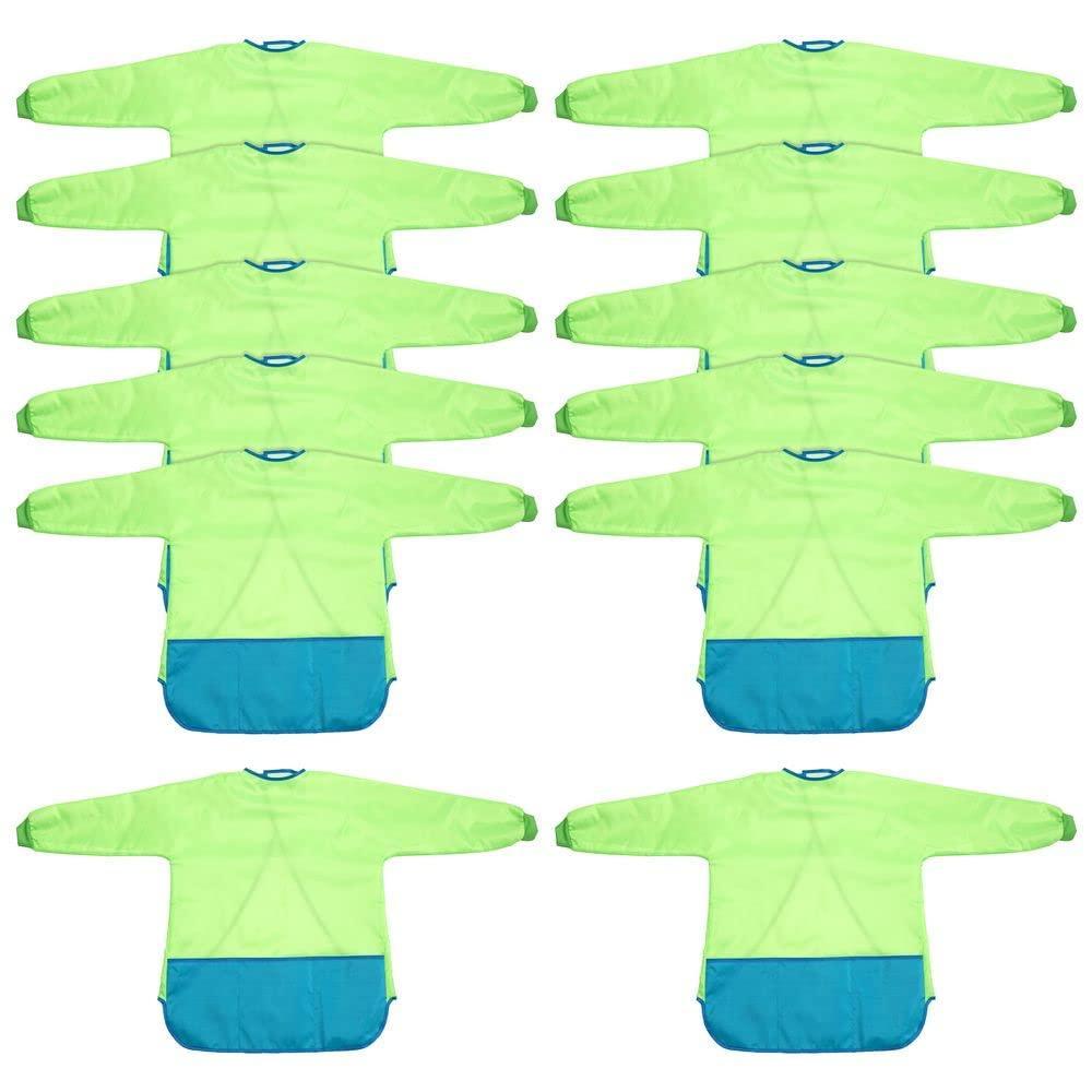 image12 Long Sleeved Waterproof Art Smock Pre School Washable Full Coverage