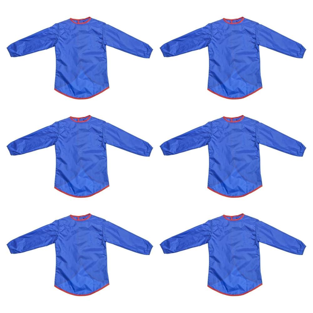imageColorations Nylon Washable Smocks Set of 6 Full Coverage Smooth feel
