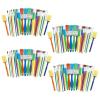 100 Assorted Paint Brush and Applicators in a Cylinder