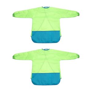 Colorations 2 Long Sleeved Waterproof Art Smock, Pre School, Washable, Full Coverage