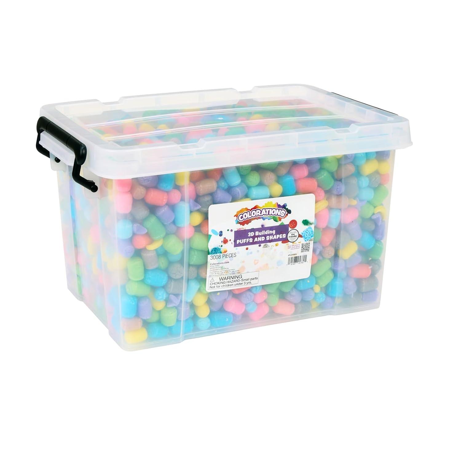 imageColorations 3D Building Puffs  402 Pieces3000 Puffs wBin