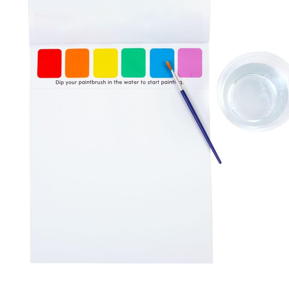 imageColorations MessFree 3 in 1 Paint Set  with Brush 85quot W x 11quot L  Coloring for Toddlers Magic Watercolor Doodle Palette for Kids