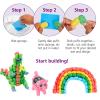 Colorations 3D Building Puffs – 402 Pieces(3000 Puffs w/Bin)