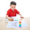 Colorations Mess-Free 3 in 1 Paint Set – with Brush 8.5″ W x 11″ L | Coloring for Toddlers, Magic Watercolor, Doodle Palette for Kids