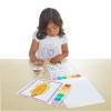 Colorations Mess-Free 3-in-1 Numbers & Shapes Paint Set – with Brush 8.5″ W x 11″ L | Coloring for Toddlers, Magic Watercolor, Doodle Palette for Kids