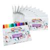 Colorations Chubby Markers – 12 Packs, 16 Colors Each, Set of 192 Total – Bulk School Supplies, Individual Boxes for Kids, Party Favors