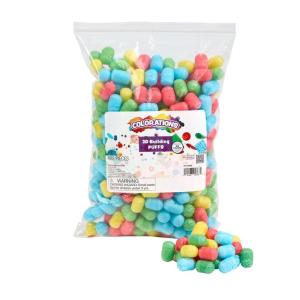 Colorations 3D Building Puffs – 402 Pieces(2400 Puffs)