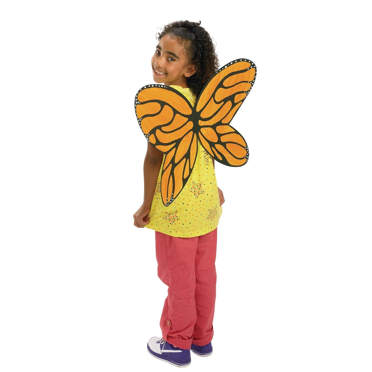imageColorations Decorate Your Own Wings Set of 12 for Kids Arts and Crafts Activity FLYAWAY