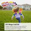 Colorations Decorate Your Own Wings Set of 12 for Kids Arts and Crafts Activity (FLYAWAY)