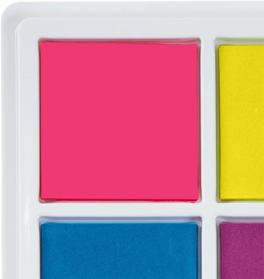 imageColorations BIGSTAMP Jumbo Washable Classroom Stamp PadNeon