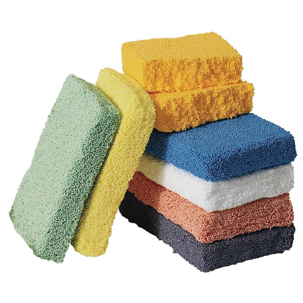 imageColorations IncredibleFoam Dough 4 Colors 3 12 ounces each Plastic Tubs for Storage Foam Modeling Dough for Kids Mess Free Dough Sensory Modeling Dough Non Drying for Reshaping Non ToxicAssorted Set