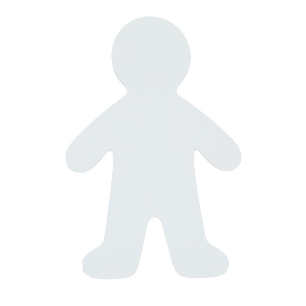 imageColorations Jumbo People Shape with Notepad  Set of 24