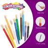 Colorations 10PCB Plastic Chubby Paint Brushes (Pack of 10)