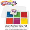 Colorations BIGSTAMP Jumbo Washable Classroom Stamp Pad(Primary)