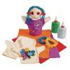 Colorations CANPUP Set of 12 Kids Decorate Your Own Canvas Hand Puppets, 9-1/7″H each, for All About Me, Social Emotional, Pretend Play Activities