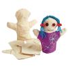 Colorations CANPUP Set of 12 Kids Decorate Your Own Canvas Hand Puppets, 9-1/7″H each, for All About Me, Social Emotional, Pretend Play Activities
